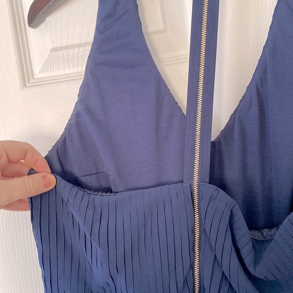 Lucy Paris Pleated Halter Style Cocktail Dress - Picture 3 of 9